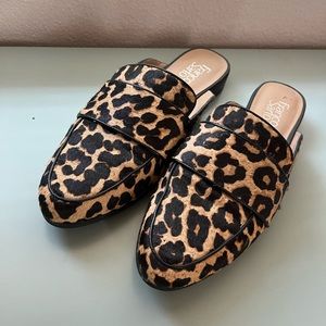 Leopard Print Mules